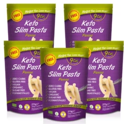 SlimPasta Penne shirataki de Konjac keto - Lot de 5 paquets de 270g