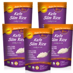 Slim Rice shirataki de Konjac keto - Lot de 5 paquets