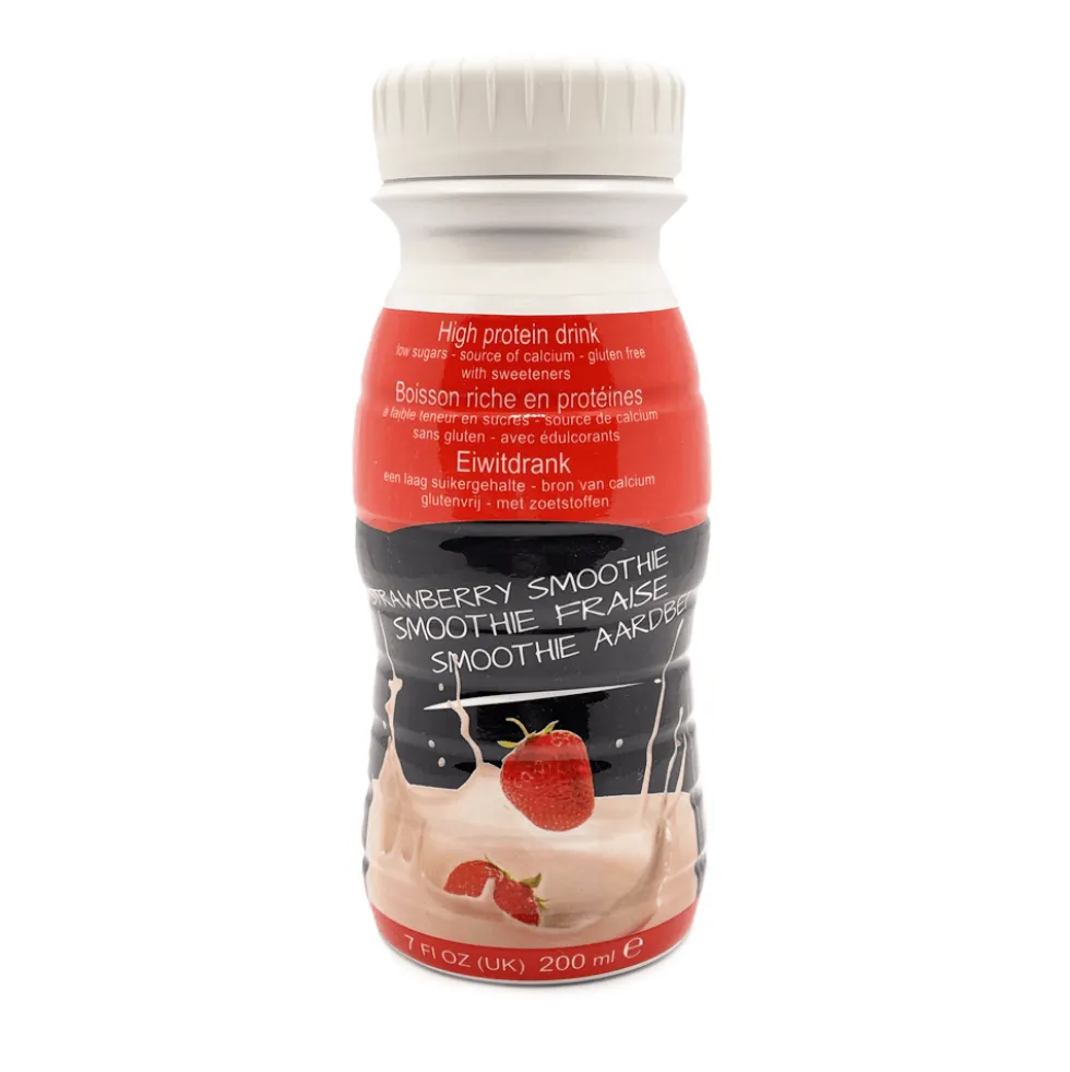 Smoothie protéiné Fraise bouteille 200 ml
