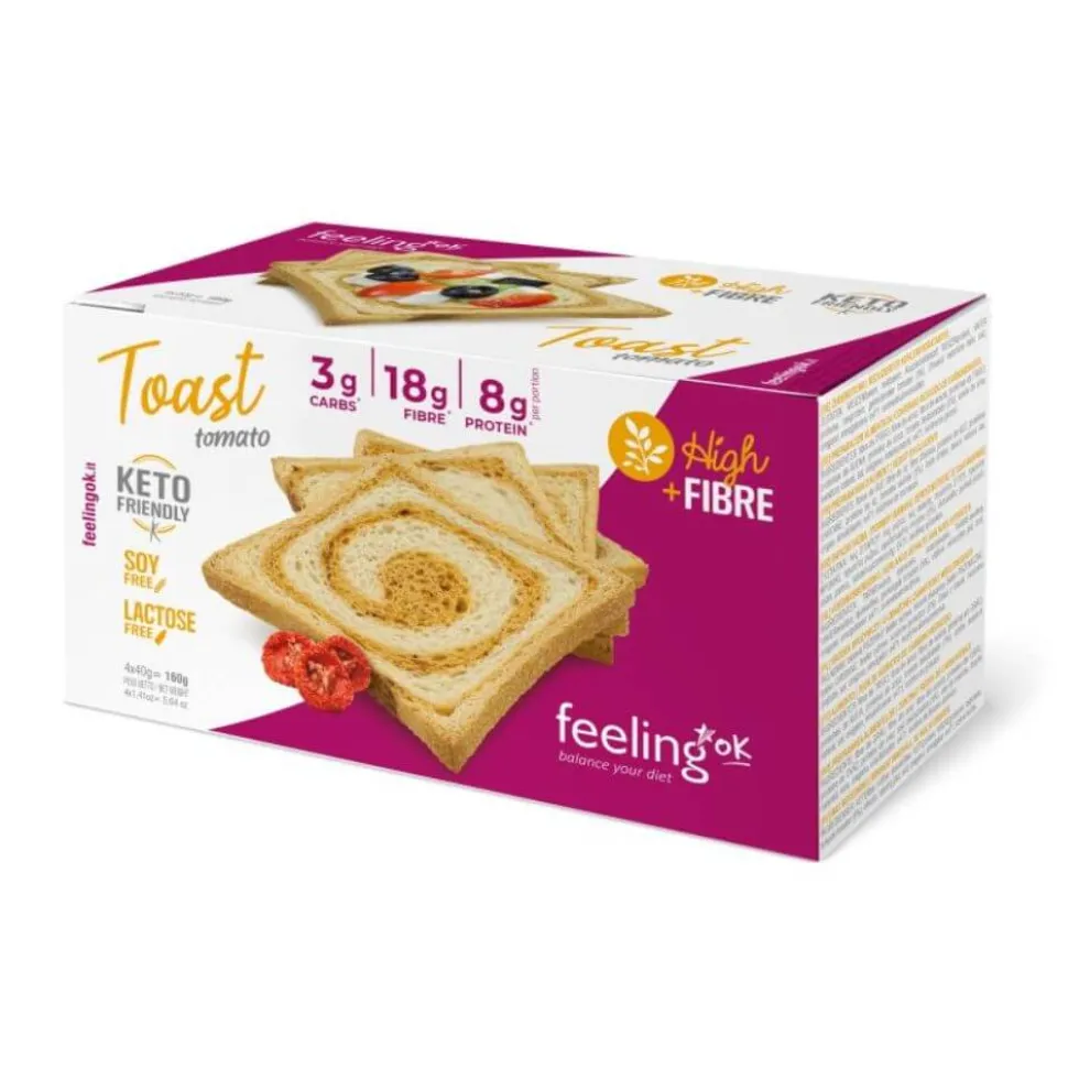 Toast protéinés Tomate Optimize FeelingOK boîte de 160g