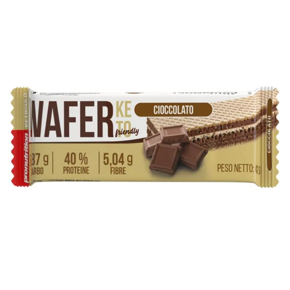 Wafer Keto Chocolat 42g - Pronutrition